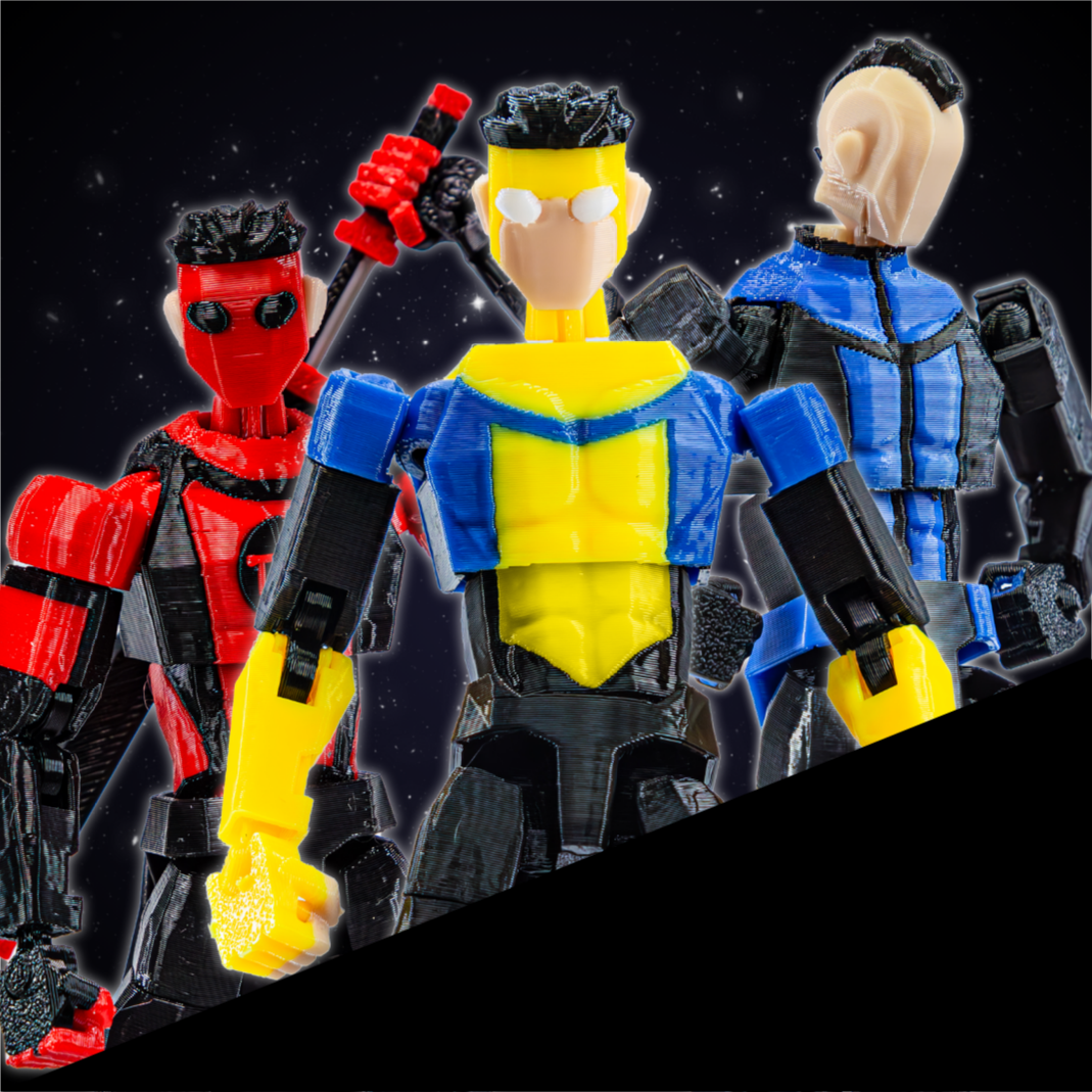 Invincible and Omni Man Lead the Superhuman Collection – Titan13Toy