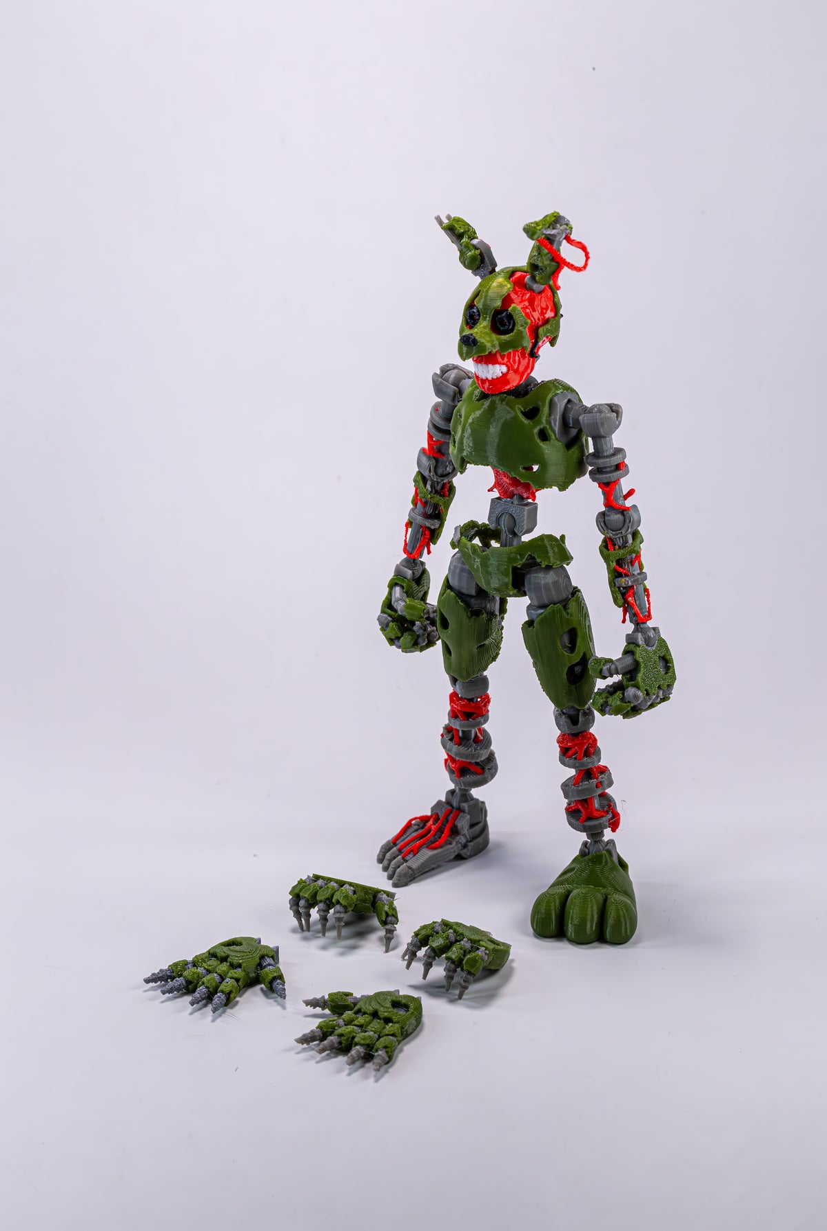 Springlock T13 | Poseable Spring Animatronic Action Figure – Titan13Toy