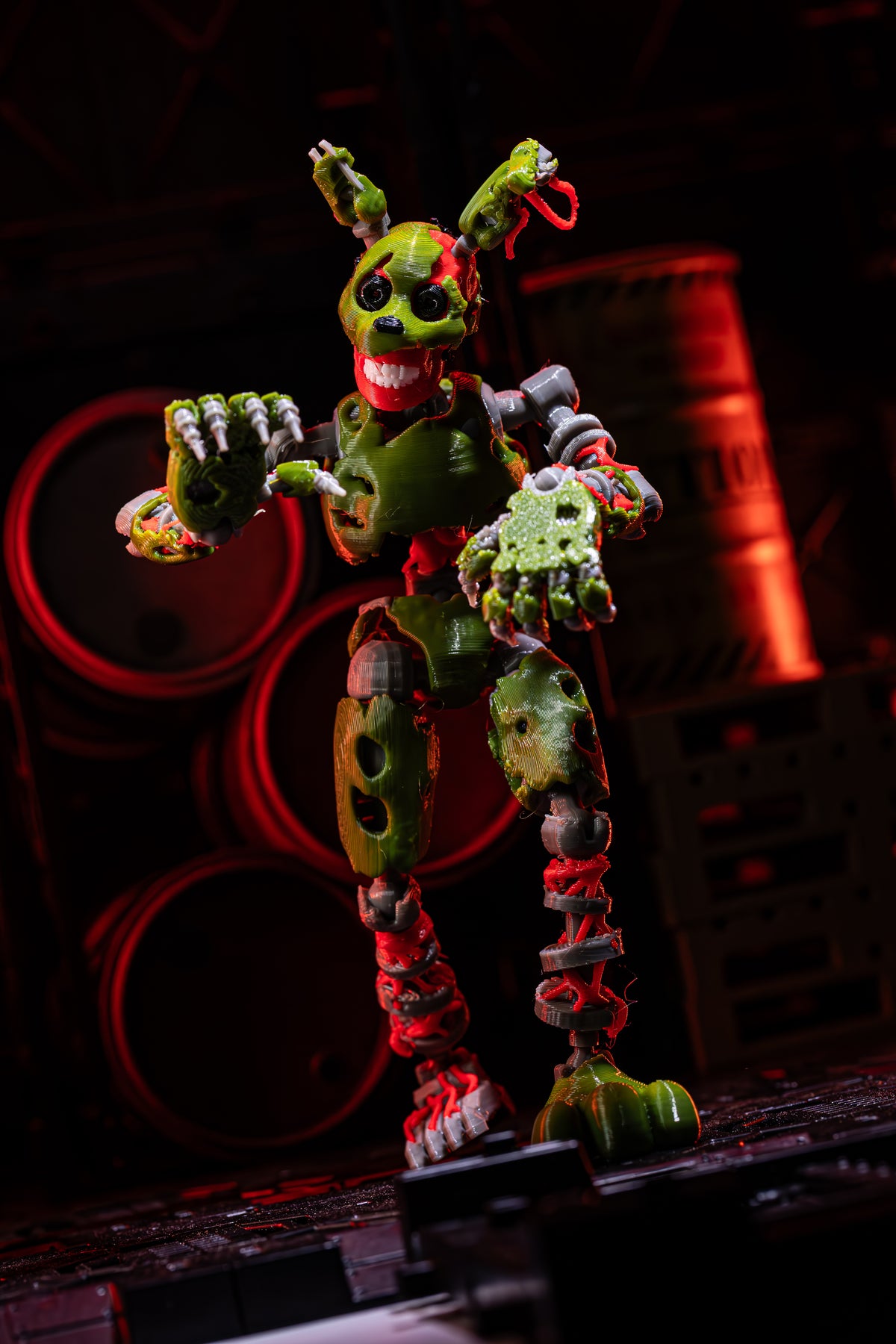 Springlock T13 | Poseable Spring Animatronic Action Figure – Titan13Toy