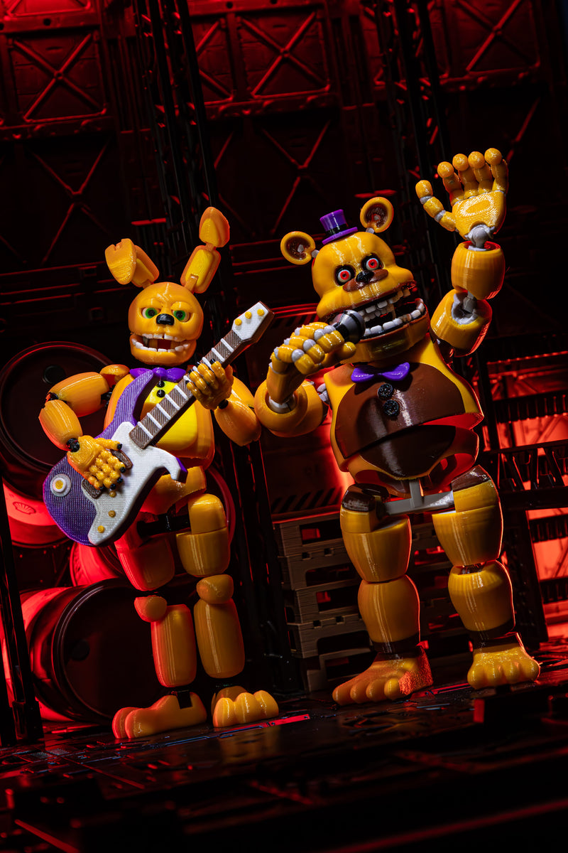 Spring Bunny and Golden Classic Bear T13