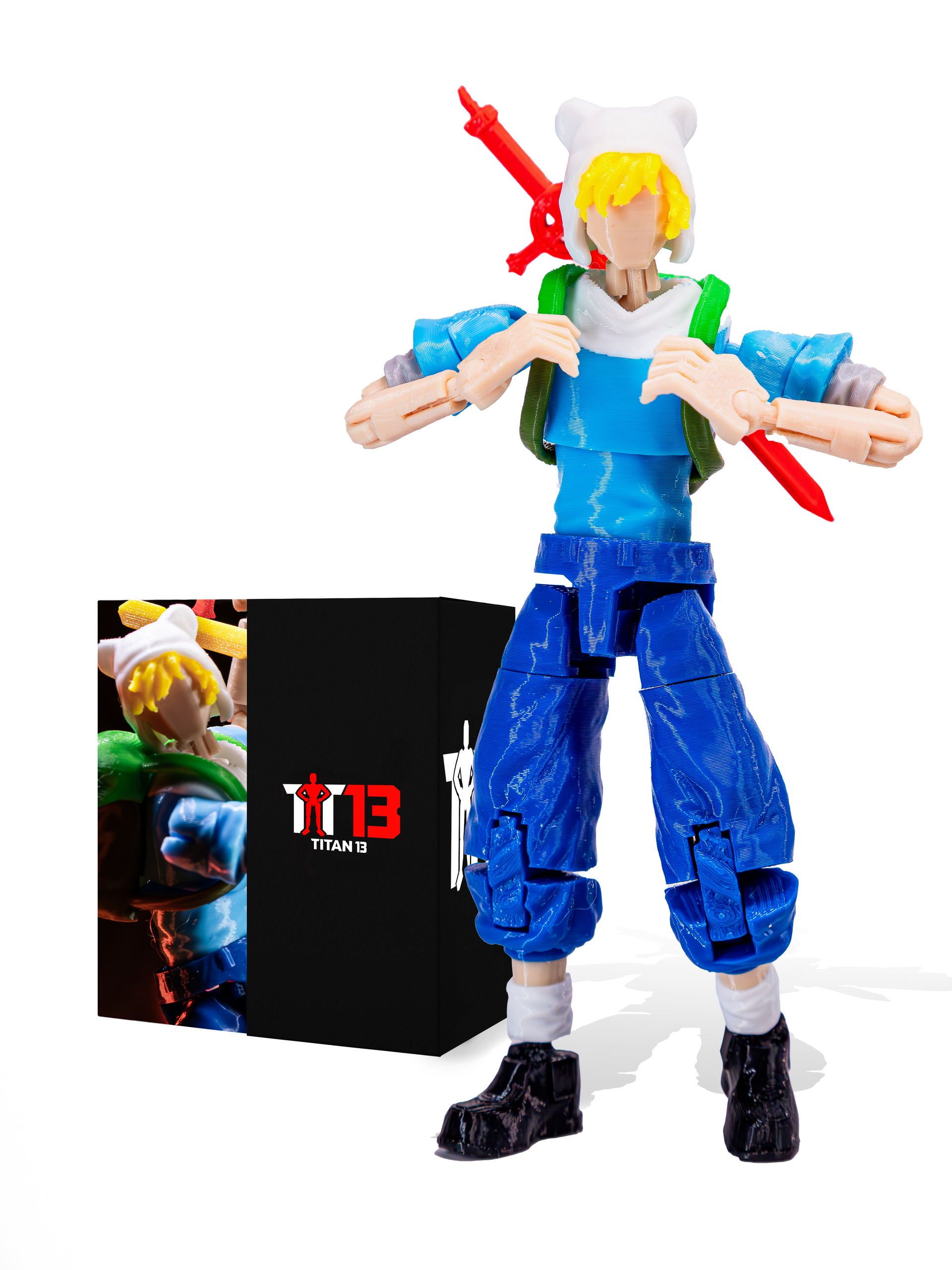 Adult Human T13 | Poseable T13 Reference Action Figure Here